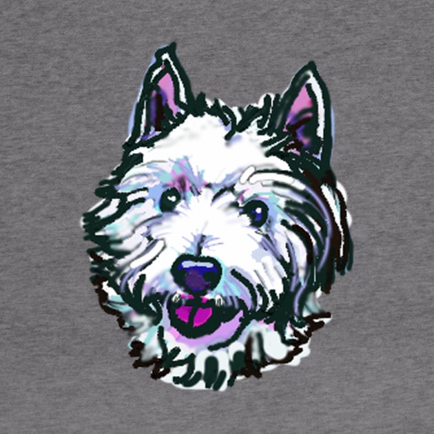 The happy Westie Love of My Life ! by lalanny